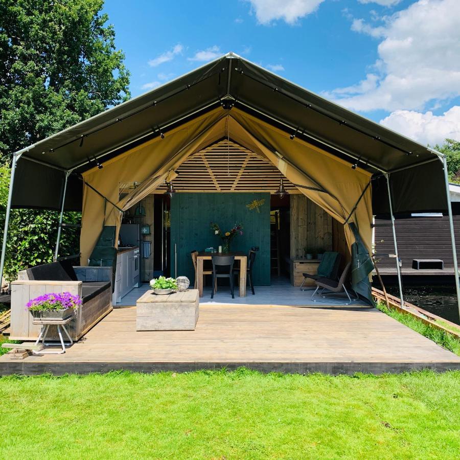 Glamping aan de Plas Vinkeveen Bagian luar foto